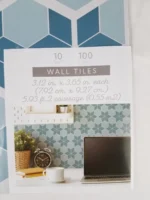 PEEL AND STICK WALL TILES Target Bullseye Playground 10 Sheets/Pk - #9648