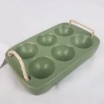 EGG HOLDER Green Rope Handles Easter Target Bullseye Playground