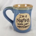 Nurse Superpower Glazed Porcelain Mug Joanne Sharpe Burton + Burton New
