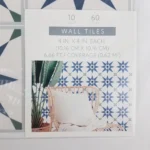 PEEL AND STICK WALL TILES Target Bullseye Playground 10 Sheets/Pk - #2111