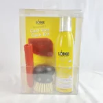Lodge Cast Iron Care Kit Seasoning Spray Scrub Brush Pan Scraper Set